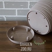 Кашпо САХАРА петит 19*17,3*3,35 жемчужно-коричневый с подставкой - фото 17408 Кашпо САХАРА петит 19*17,3*3,35 жемчужно-коричневый с подставкой - фото 17408