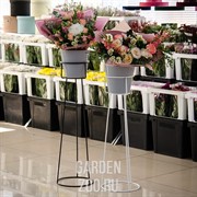 Подставка для цветов металлическая Лофт 66-403 - фото 17455