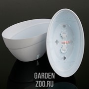 Кашпо Калипсо 2л белый-белый - фото 17538 Кашпо Калипсо 2л белый-белый - фото 17538