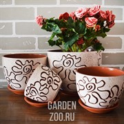 Горшки для цветов КЛЯКСА №4 - фото 17548