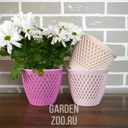 Кашпо Версаль 1,6л белый-белый - фото 17574