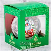 Шар новогодний Морозко ручная работа 9,5см - фото 17593