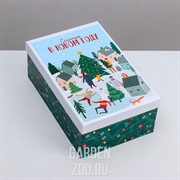 Коробка Новогодние истории 26х17х10см - фото 17606