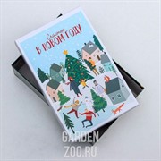 Коробка Новогодние истории 26х17х10см - фото 17607