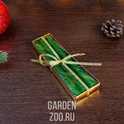 Набор свечей витых 1,5*15см 3 шт зеленый - фото 17714