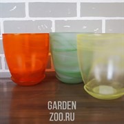 Горшок № 4 алебастр зеленый матовый d15.5 - фото 18100