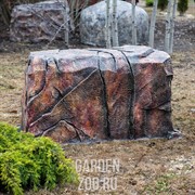 Крышка люка прямоугольная Камень Гранит U08321 - фото 18144