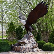 Фонтан для сада Орел на камнях U08957 - фото 18184