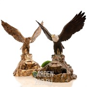 Фонтан для сада Орел на камнях U08957 - фото 18187