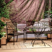 Кресло кованое черное ажурное 303-32 - фото 18272 Кресло кованое черное ажурное 303-32 - фото 18272