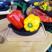 Сковорода чугунная с дощечкой 140*25 - фото 18290