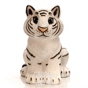 Фигура Тигренок сидит стеклопластик U08925 - фото 18316