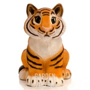 Фигура Тигренок сидит стеклопластик U08925 - фото 18320
