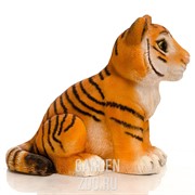 Фигура Тигренок сидит стеклопластик U08925 - фото 18322