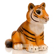 Фигура Тигренок сидит стеклопластик U08925 - фото 18323