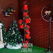 Стойка напольная для цветов Декор на 7 цветов металл высота 161см 19-007 - фото 18739