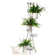 Стойка напольная для цветов Декор на 7 цветов металл высота 161см 19-007 - фото 18742