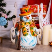 Фигура Снеговик с метлой F03106 - фото 18793