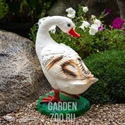 Фигура садовая Гусыня полистоун высота 40см F01152 - фото 18802 Фигура садовая Гусыня полистоун высота 40см F01152 - фото 18802