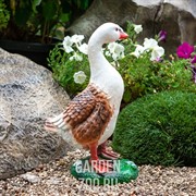 Фигура Гусь цветной станина - фото 18808