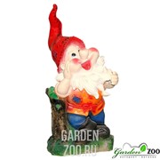 Фигура садовый Гном мечтатель 60 см полистоун F03099 - фото 18815