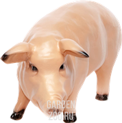 Фигура садовая Свинья полистоун длина 100см F01227 - фото 18882