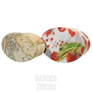 Коробка Овал цветной 13*9*6,5 - фото 19280