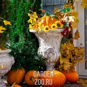 Вазон для цветов высокий под патину U07933-WP - фото 19467