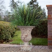 Вазон для цветов высокий под патину U07933-WP - фото 19468