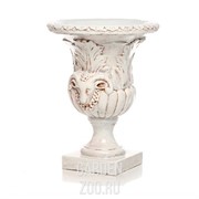 Вазон для цветов высокий под патину U07933-WP - фото 19469