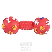 Игрушка ГАНТЕЛЬ 100кг 13см 3011 винил - фото 19517