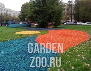 Декоративная щепа 60л красная - фото 19598