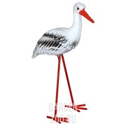 Фигура садовая Аист для гнезда красные ноги F01206 - фото 20301