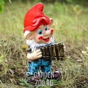 Фигура Гном с флейтой - фото 20320