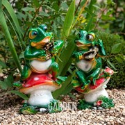 Фигура Лягушка с флейтой - фото 20332