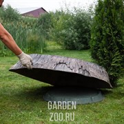 Крышка декоративная для люка Пень большой стеклопластик U07699 - фото 20398