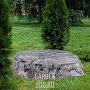 Крышка декоративная для люка Пень большой стеклопластик U07699 - фото 20399