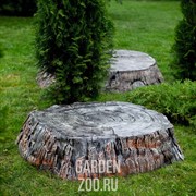 Крышка люка Пень средний полистоун U07698 - фото 20405