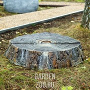 Крышка люка Пень средний полистоун U07698 - фото 20410