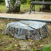 Крышка люка Пень средний полистоун U07698 - фото 20411