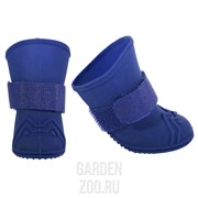 Ботинки для собак 4шт силиконовые RB-BL#1 синие - фото 20427