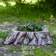 Кашпо Пень средний без дна U07975 - фото 20463