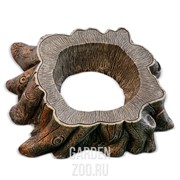 Кашпо Пень средний без дна U07975 - фото 20464