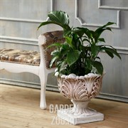 Вазон для цветов Листья под патину U07926-WP - фото 20472