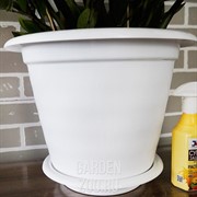 Горшок ВИОЛА 16л белый - фото 21117