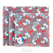Лежак коврик M прямоугольный с оленями 60*50см - фото 21856