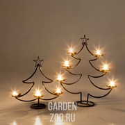 Подсвечник Елка под три свечи черный 217-11 - фото 22001 Подсвечник Елка под три свечи черный 217-11 - фото 22001