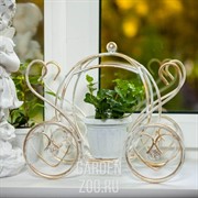 Подставка Карета на 1 цветок маленькая 51-310 - фото 22067 Подставка Карета на 1 цветок маленькая 51-310 - фото 22067