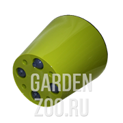 Горшок Фиджи 33см16л на колесах салатовый - фото 22902