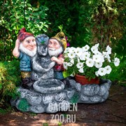 Фонтан с двумя гномами F08596 - фото 23058
